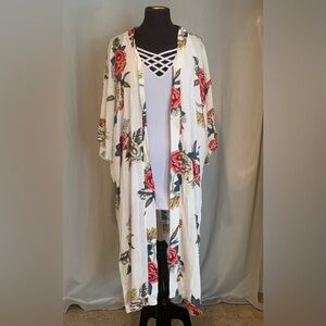 NWOT long kimono. One size fits most